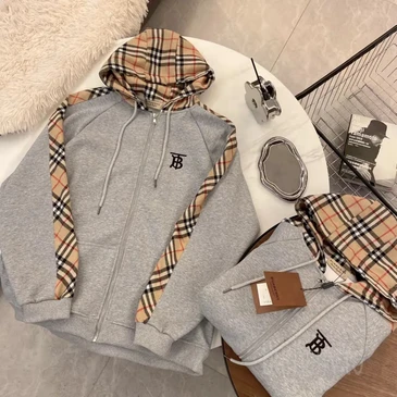 Burberry Unisex Fashion Hoodies #25031