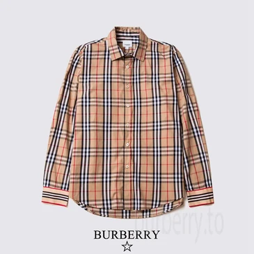 Burberry Unisex Fashion Shirts #25134