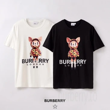 Burberry Unisex Fashion T-shirts #25636